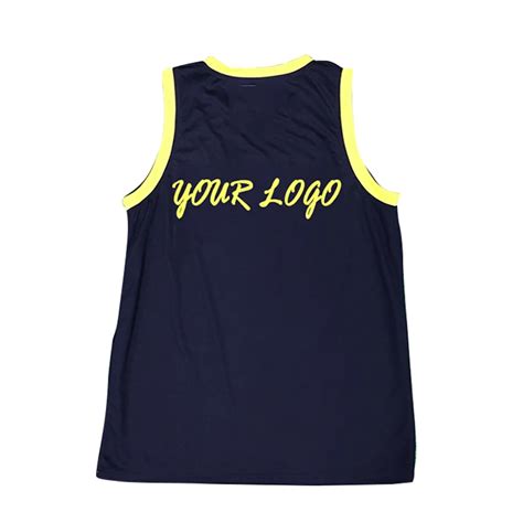 Wholesale Polyester Black Yellow Basketball Jersey - Buy Basketball ...