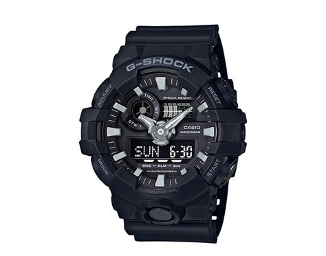 Casio G Shock Black Resin Analog Digital Mens Watch Ga 700 1bcr