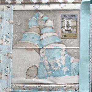 I Love Sn Gnomies Flannel Quilt Kit By Shelly Comiskey For Etsy