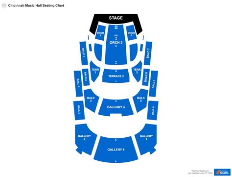 Cincinnati Music Hall Seating Chart