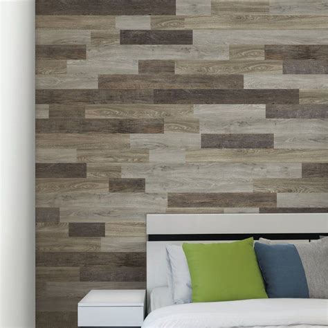 Allure Wall Planks 5 X 48 Peel And Stick Vinyl Wall Paneling Vinyl Wall Panels Flooring On