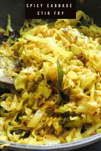 SPICY CABBAGE STIR-FRY(5 ingredients) | ISLAND SMILE