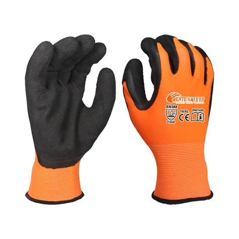 Latex Oil Proof Foam Dip Gloves Eternity Safety