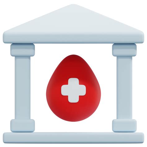 Blood Bank 3d Render Icon Illustration 11618737 PNG