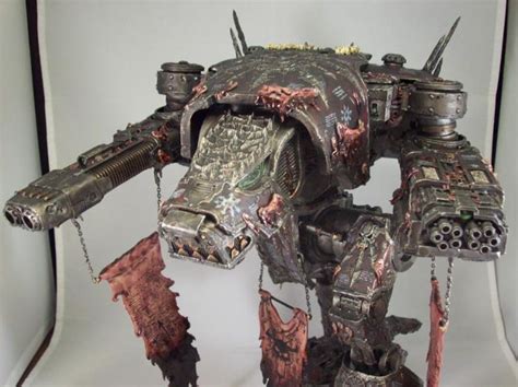 Chaos Forge World Titan Warhammer 40000 Warhound Word Bearers