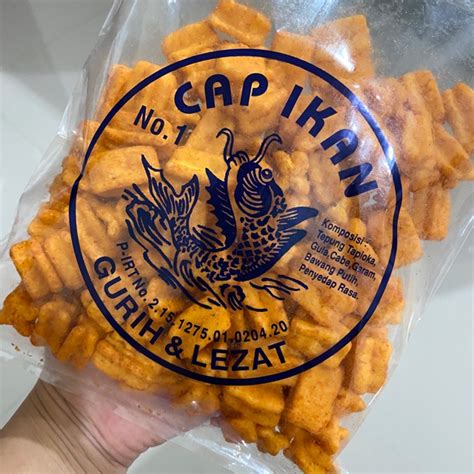 Jual Kerupuk Cap Ikan Star Kerupuk Cap Ikan Keripik Cap Ikan Pedas