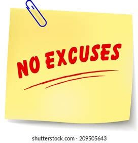 143 No excuses icon Images, Stock Photos & Vectors | Shutterstock