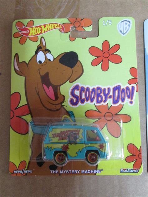 Hot Wheels Scooby Doo Mystery Machine Vw T Panel Real Riders Pop Culture Lot