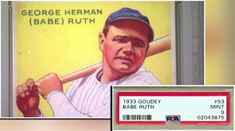 Babe Ruth Baseball Card Could Be Most Expensive Ever Sold Youtube