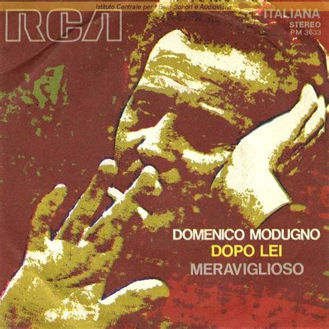 Domenico Modugno Dopo Lei Meraviglioso Lyrics And Tracklist Genius