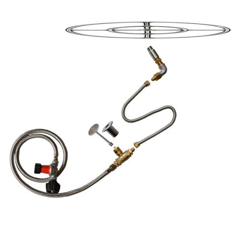 Stanbroil LP Propane Gas Fire Pit Stainless Steel Burner Ring ...