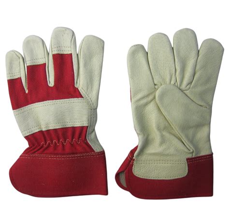 Double Stiched Pig Grain Leather Palm Work Glove Work Glove And