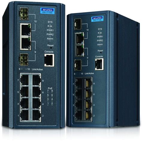 Eki Serie Advantech Industrielle Managed Ethernet Schalter Mit