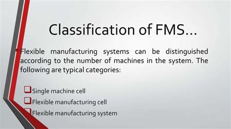 Flexible Manufacturing Systemfms Ppt