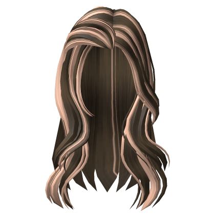 Brown W Blonde Mermaid Swept Hair Roblox