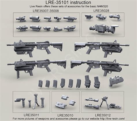 Live Resin 1 35th Infantry Weapons Add Ons LRE35101