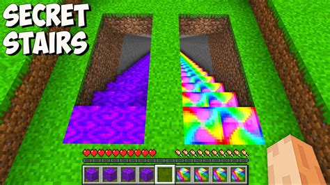 Where Does The Deepest Portal Vs Rainbow Stairs Lead In Minecraft I Found The Longest Stairs