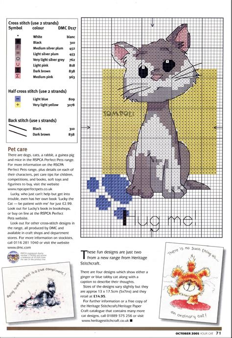 My Cat In Cross Stitch Punto De Cruz Gatito Gatti A Punto Croce