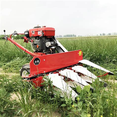 Small Walking Corn Harvester Front Mounted Wheat Paddy Rice Reaper