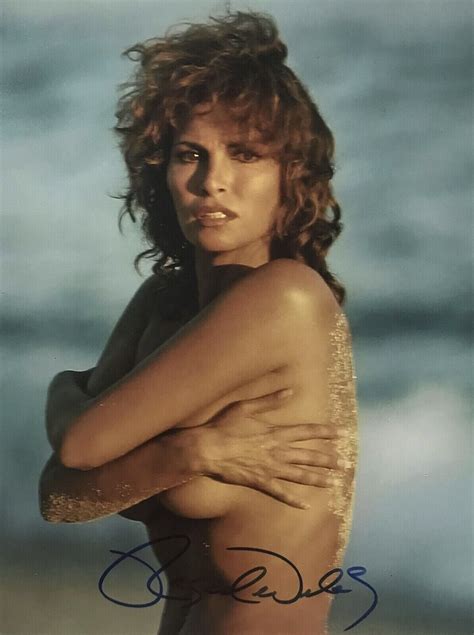 Raquel Welch Sexy Naked Signed Autograph Signature X Photo Picture