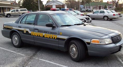 Queen Anne S County MD Sheriff Traffic Safety 19 Ford CVPI Slicktop