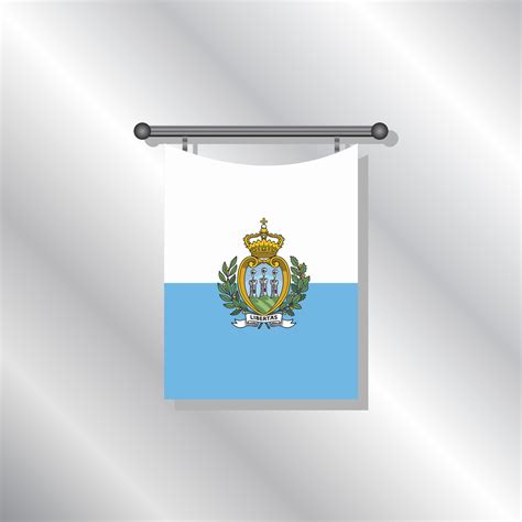 Illustration of San Marino flag Template 13257607 Vector Art at Vecteezy