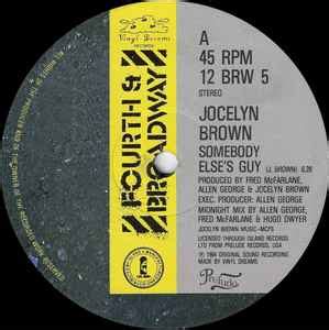 Jocelyn Brown - Somebody Else's Guy (1984, Vinyl) | Discogs