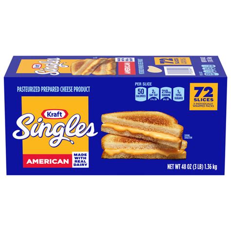 Save On Kraft Singles American Cheese Slices 72 Ct Order Online