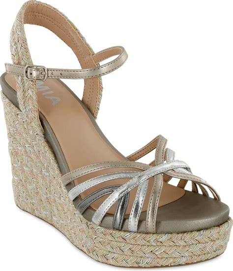 Mia Anjalli Ankle Strap Espadrille Platform Wedge Sandal ShopStyle