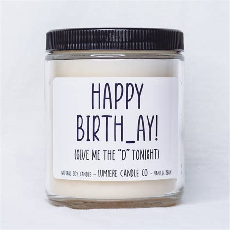 Happy Birth Ay Candle Dildo Candle Gag Gift Bachelorette Etsy