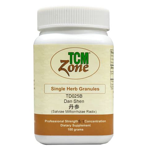 Dan Shen Salvia Root Salviae Miltiorrhizae Radix TD025B TCMzone