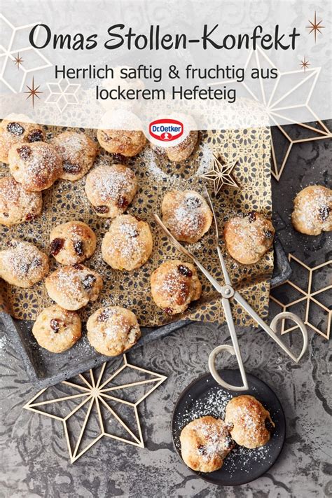 Stollen Konfekt Rezept Dr Oetker Rezept Rezepte Stollen Rezept