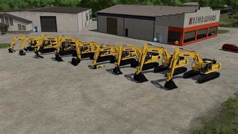 Mod Komatsu Excavator Mega Pack V1 0 FS22 FarmingSimulator App