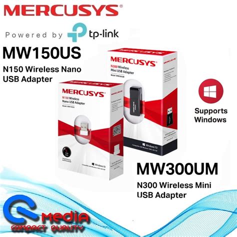 Mercusys Powered By Tp Link Mw150us N150 Mw300um N300 Wireless Mini Portable Usb Wifi Adapter