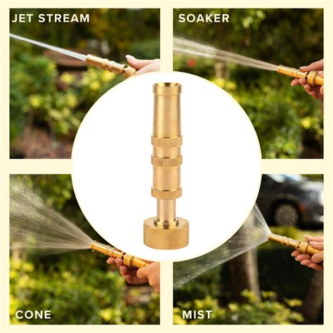 Copper Garden Hose High Pressure Spray Nozzle Hose Nozzle Twisting