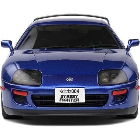 1993 Toyota Supra Mk4 A80 Streetfighter Dark Blue 1 18 Scale