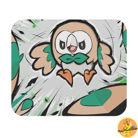 Mouse Pad Pok Mon Rowlet Pokeplush