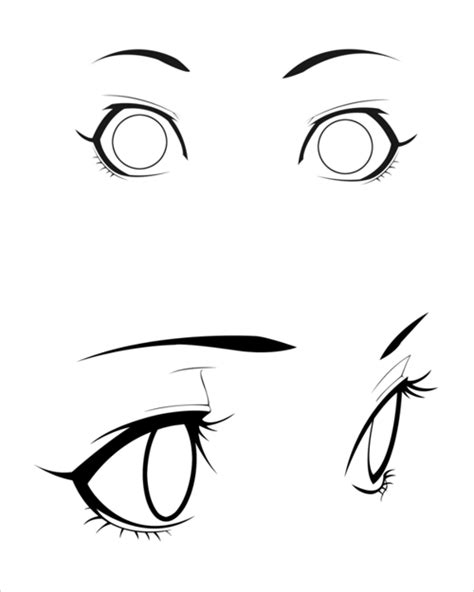 How To Draw Shocked Anime Eyes : Cartoon Scared Eyes Stock ...