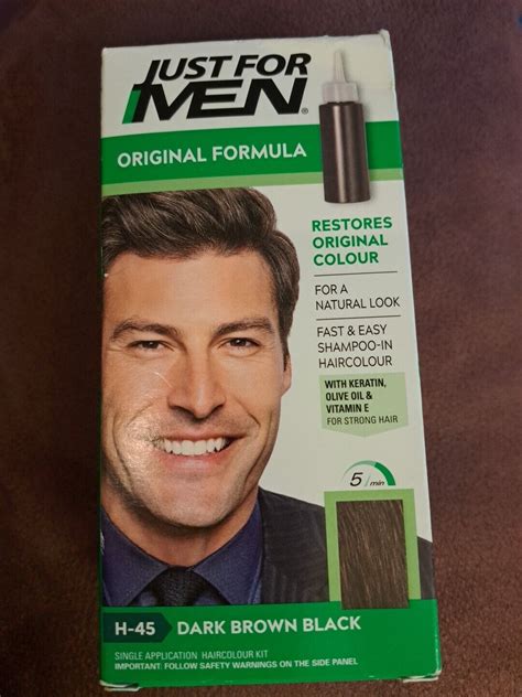 Just For Men Original Formula H Dark Brown Black Hair Dye Ebay