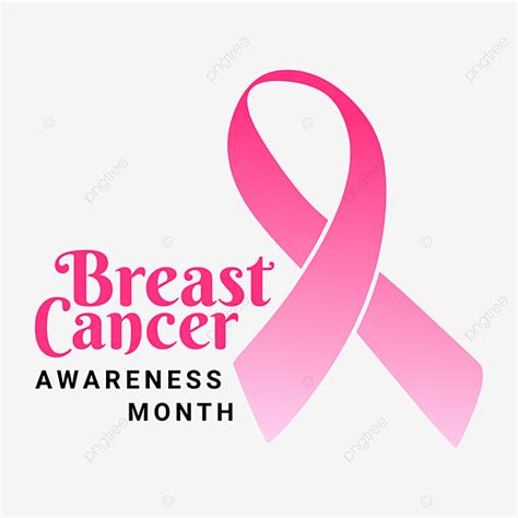 Breast Cancer Ribbon Vector Png Images Breast Cancer Ribbon And Text