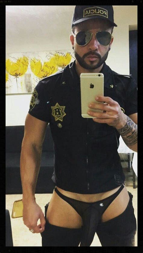 Hot Cops Men In Uniform Male Physique Chaps Kinky Leather Men