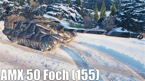 AMX 50 Foch 155 10к УРОНА 8 ФРАГОВ КАРТА ШТИЛЬ YouTube