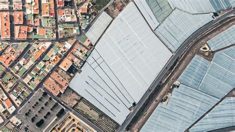 Look At The Endless Sprawl Of Greenhouses That Cover Spains Desert