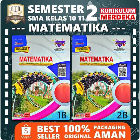 Jual LKS MATEMATIKA SMA KELAS 10 11 SEMESTER 2 KURIKULUM MERDEKA KURMER