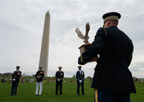 US Air Force Honor Guard Drill Team competes at Joint Services Drill ...