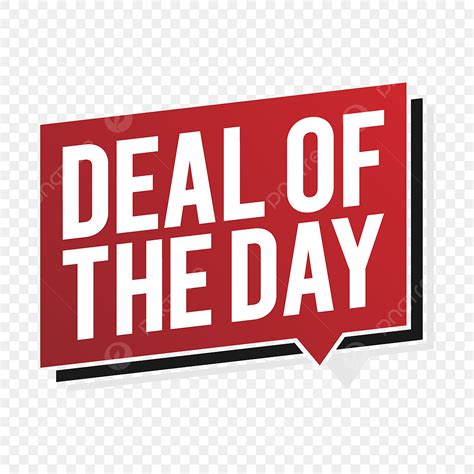 Deal Clipart Transparent Background Deal Of The Day Banner Deal Deal