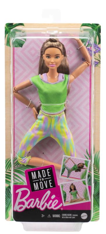 Barbie Lalka Gimnastyczka Made To Move Fitness Joga 3 Lalki