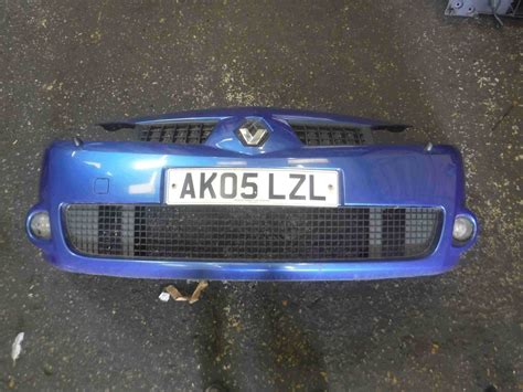 Renault Megane Sport 2002 2008 225 Front Bumper Blue TEJ41 Complete