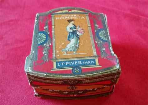 Ancienne Bo Te Poudre De Riz Pompe A L T Piver Paris Art Nouveau