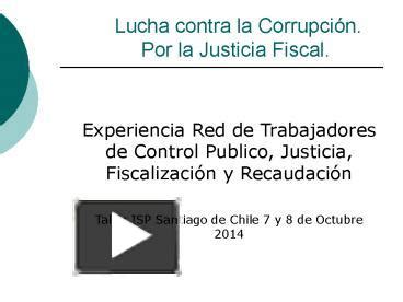 PPT Lucha Contra La Corrupci PowerPoint Presentation Free To